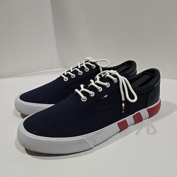 Tommy Hilfiger Sneakers tm Rasser Men's Size 9.5 M Blue - Picture 1 of 12